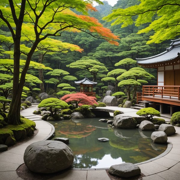 Quelles croisières permettent d'explorer les jardins zen au Japon?